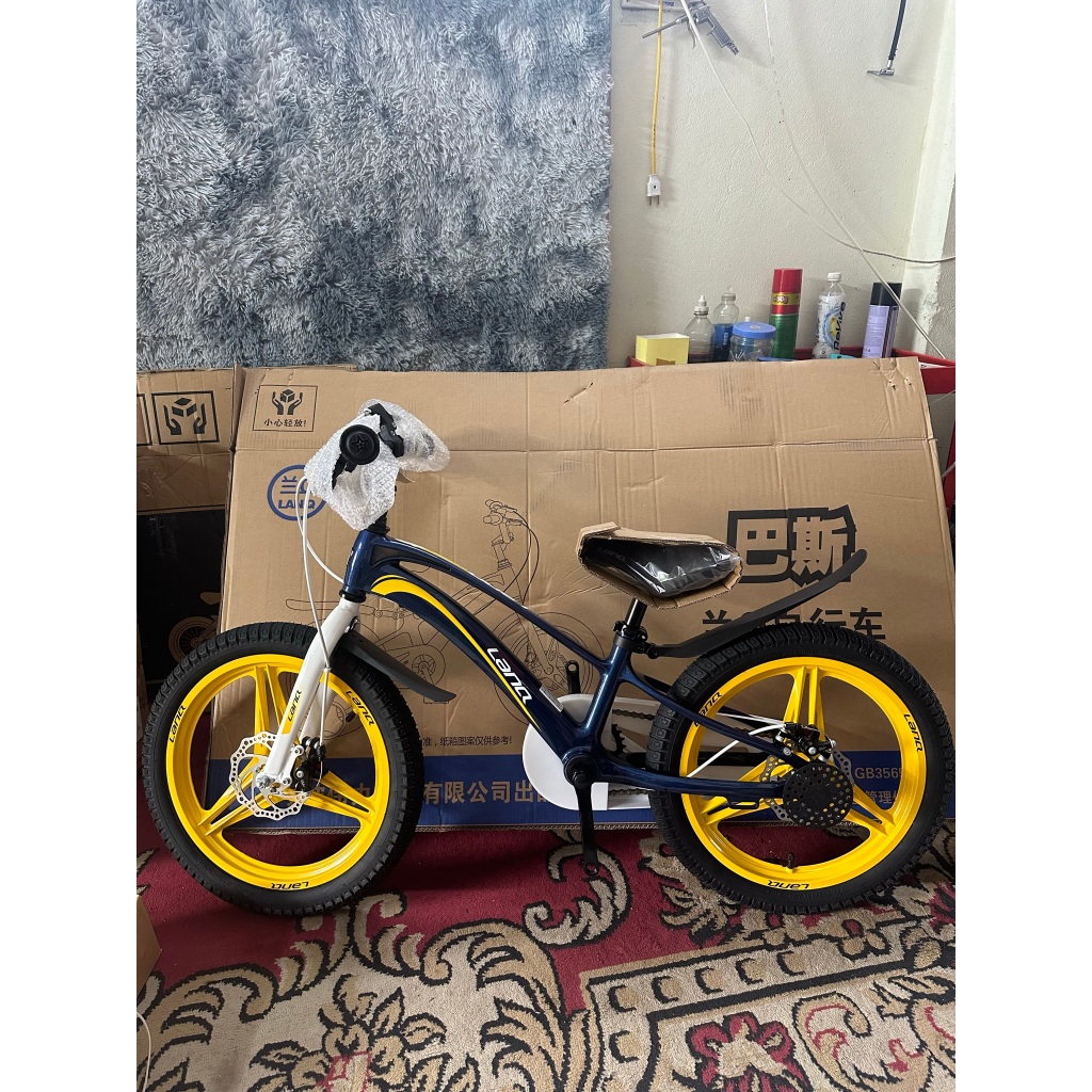 Xe Đạp Trẻ Em LanQ FD81 Siêu Đẹp Màu Sắc Bắt Mắt 14,16,18 Inchs Cho Bé 2 Đến 8 Tuổi