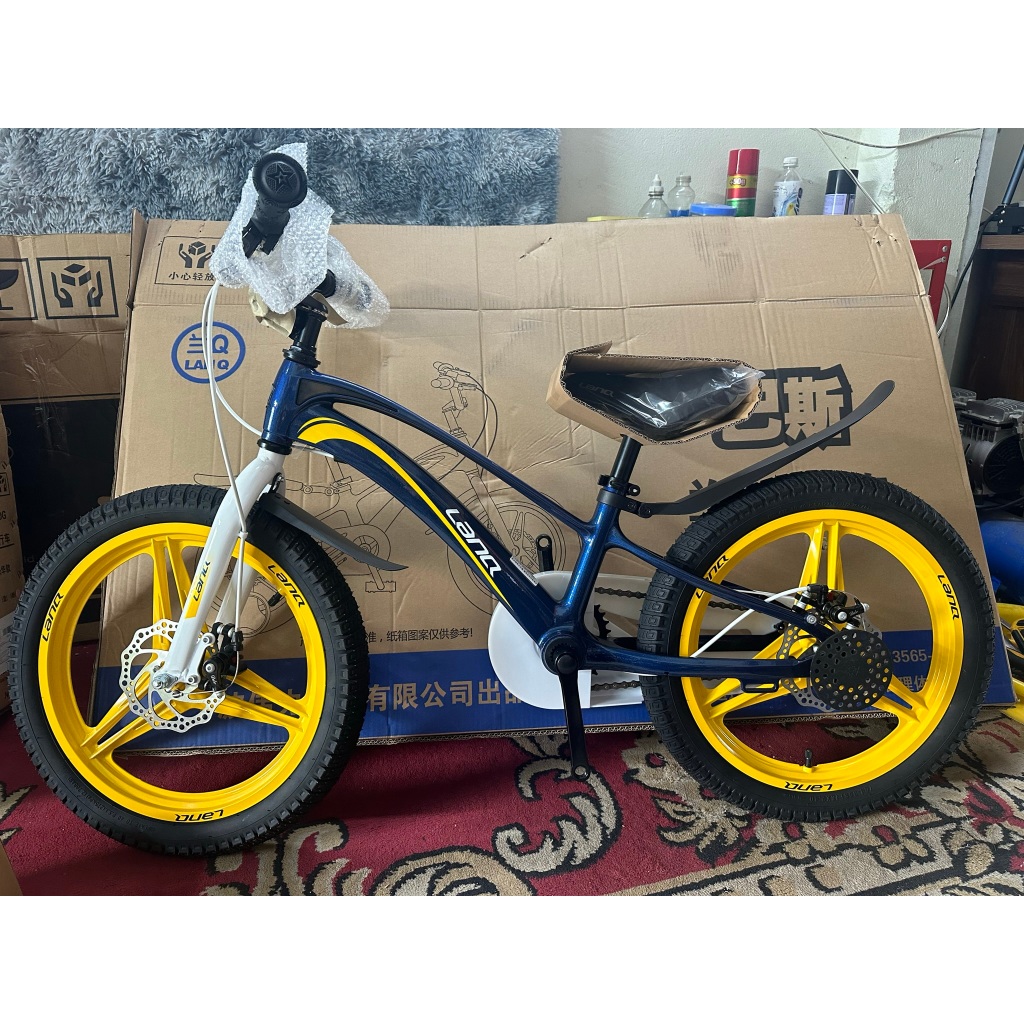 Xe Đạp Trẻ Em LanQ FD81 Siêu Đẹp Màu Sắc Bắt Mắt 14,16,18 Inchs Cho Bé 2 Đến 8 Tuổi