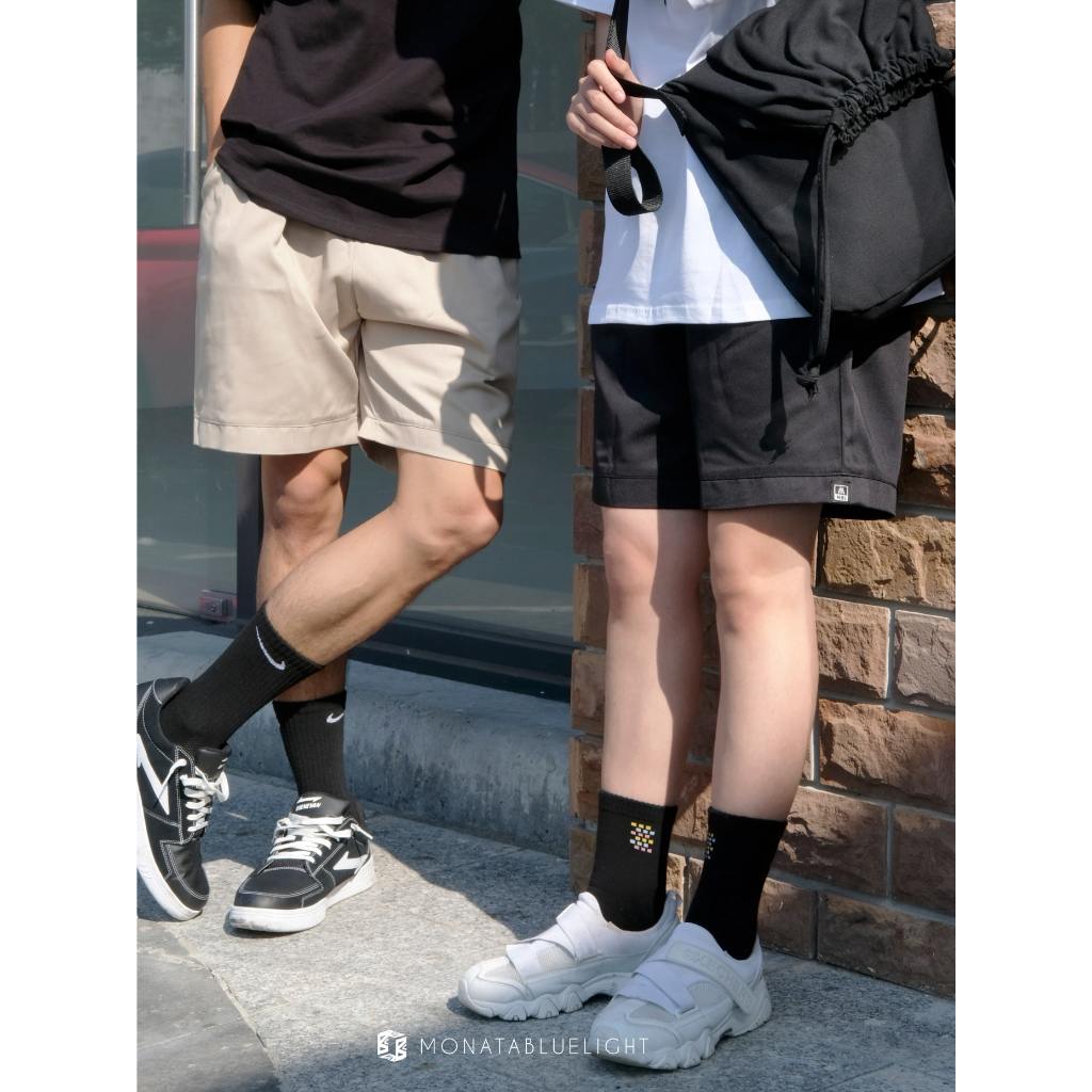 MONATA BLUELIGHT - Quần short Unisex mini logo