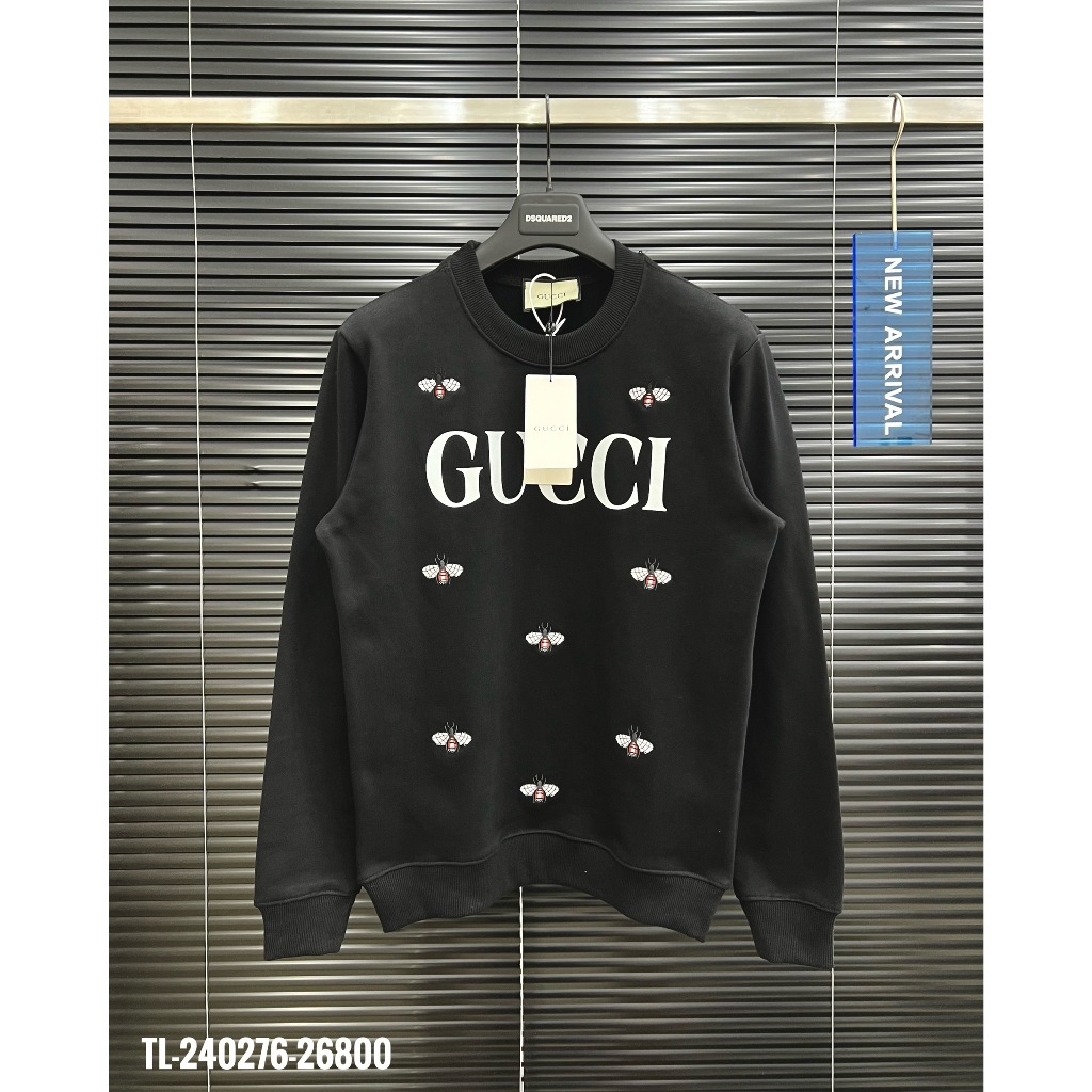 🔥Hot🔥Áo nỉ Gucci thêu ong thiết kế hot trend Nam Nữ Thu Đông 2023