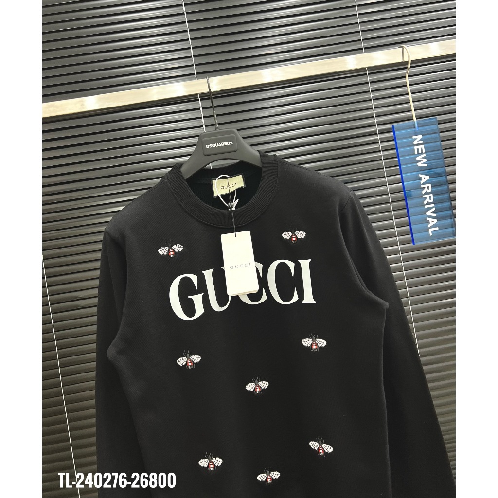 🔥Hot🔥Áo nỉ Gucci thêu ong thiết kế hot trend Nam Nữ Thu Đông 2023