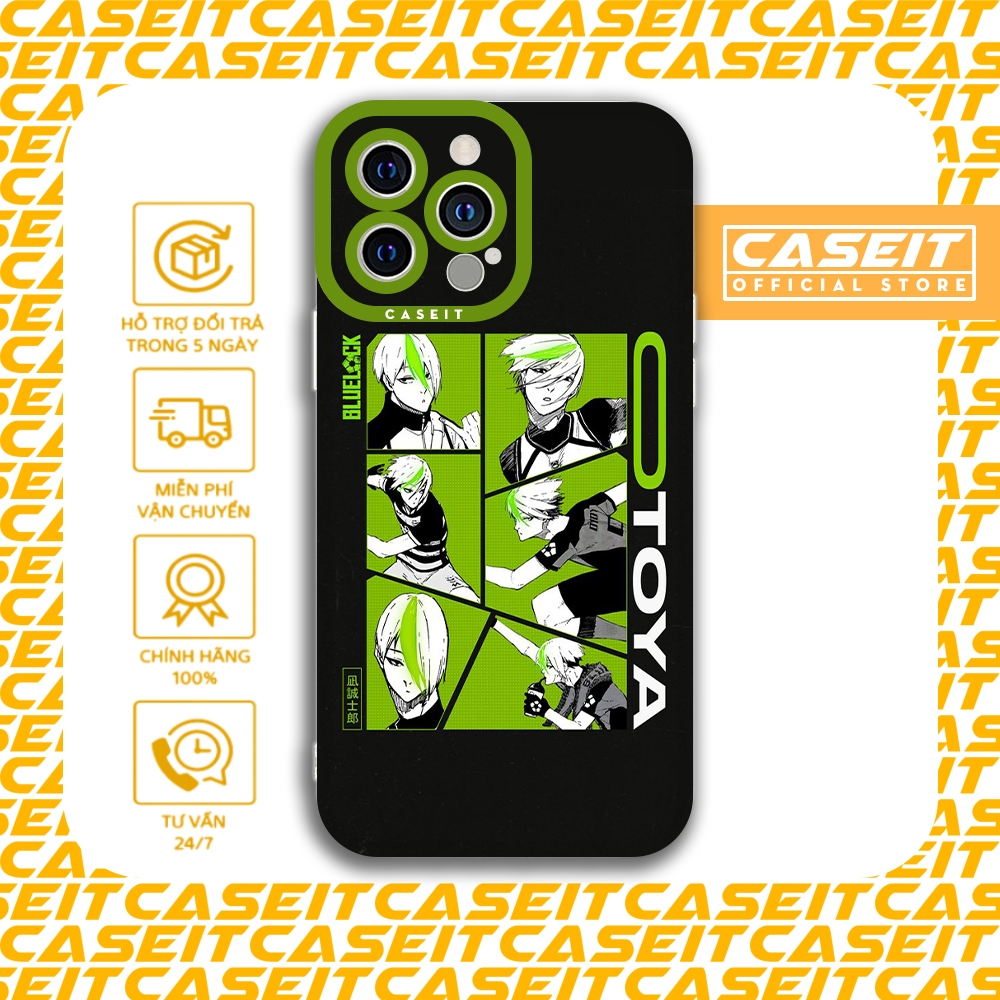 Ốp lưng iphone cạnh vuông Caseit Otoya Blue Lock anime manga 8/8plus/x/xs/11/12/13/14/pro/max/plus/p