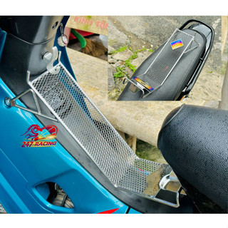 Baga Lưới INOX XIKEN gắn xe máy WAVE Nhỏ kèm tem Titan và Phụ Kiện