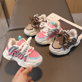 Giày Thể Thao Sneaker Cho Bé Trai Bé Gái Phối Dây Cá Tính M998
