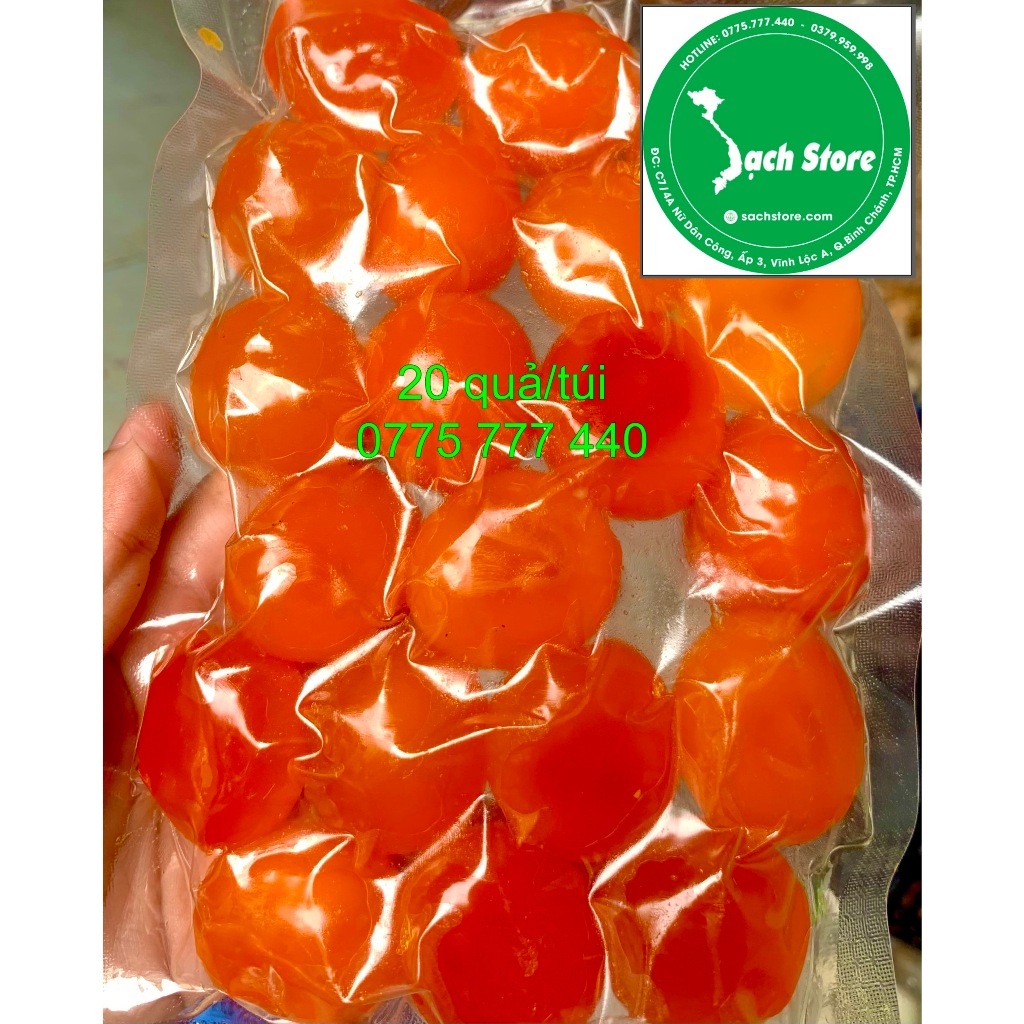 Trứng Muối từ 10-16g/trứng, túi 20 trứng.