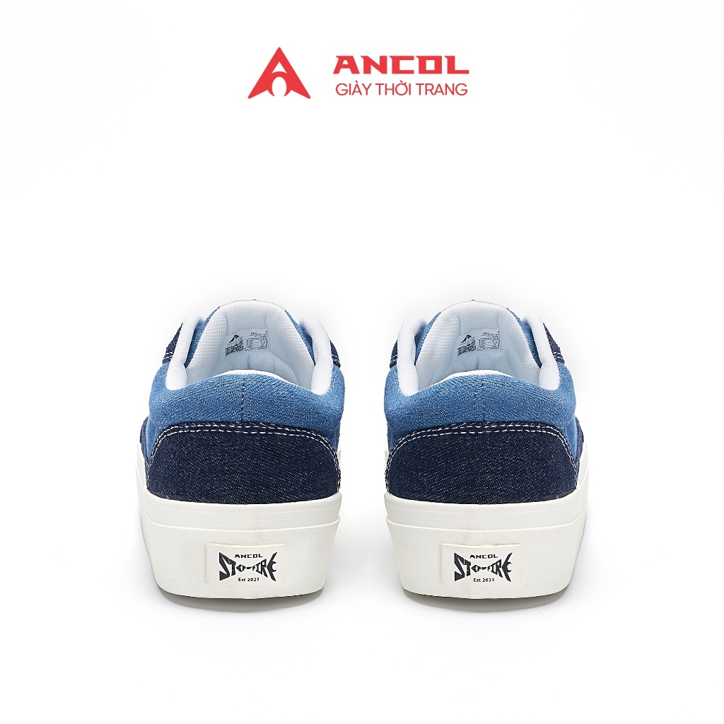 Giày thời trang Ancol Street Denim cho Nam Nữ Size 36-43