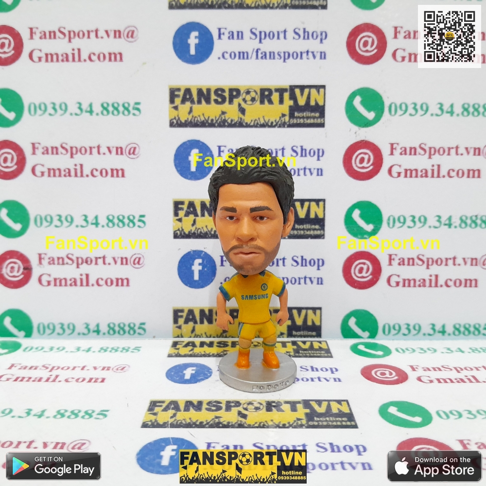 Tượng cầu thủ bóng đá Diego Costa 19 Chelsea Atletico Madrid Spain 2013 2014 2015 home blue kodoto soccerwe prostars