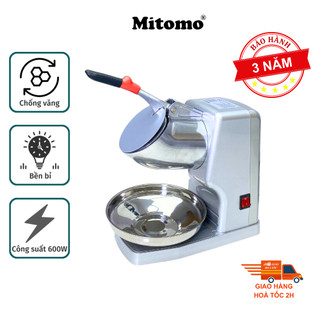  Máy bào đá xay đá tuyết 8 lưỡi 2 nắp chất lượng cao Mitomo MBD-600 MAX - Hàng chính hãng 