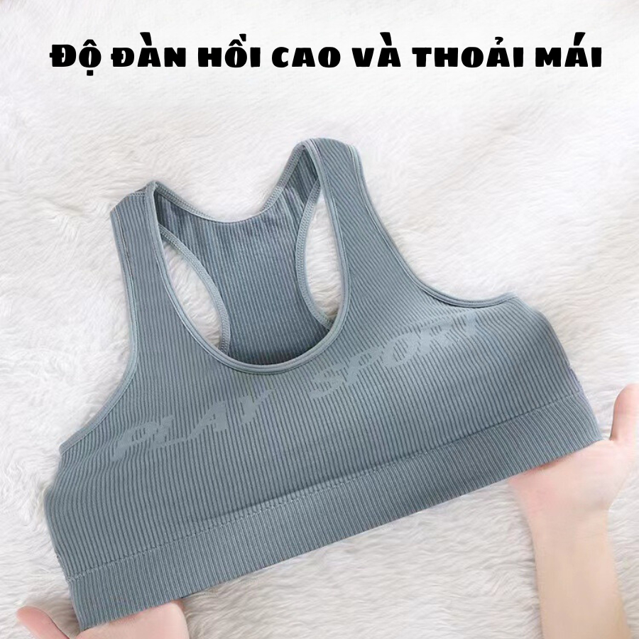 Áo Bra Thể Thao Nâng Ngực Tôn Dáng Thấm Hút Mồ Hôi DAN L&U 6933