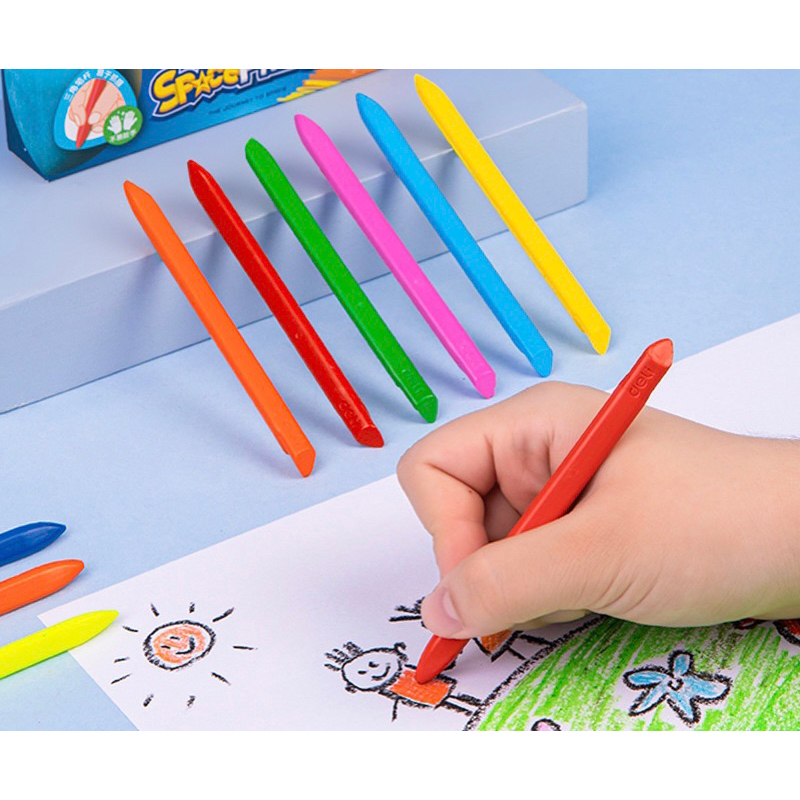 Sáp màu hữu cơ Deli đa dạng hình dáng và sắc màu