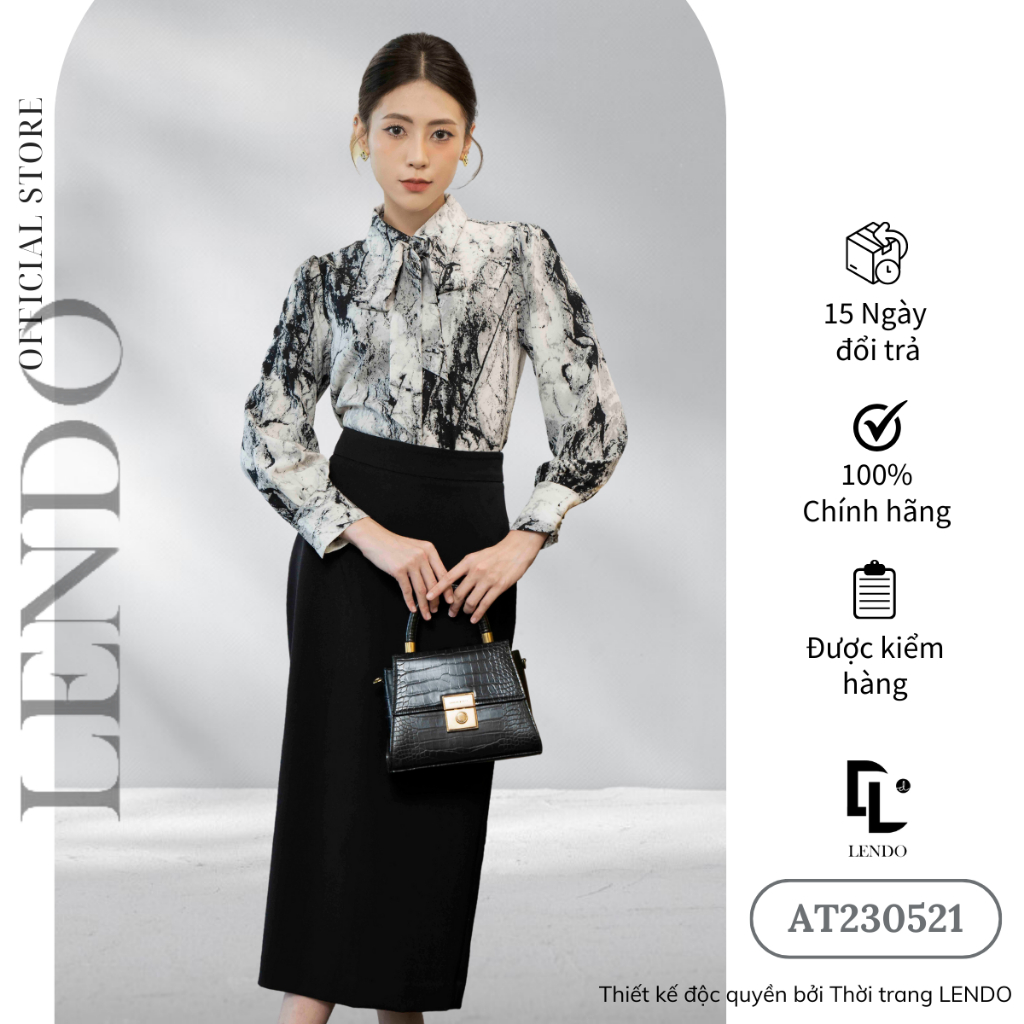 Áo Họa Tiết Thanh Lịch LENDO AT230521