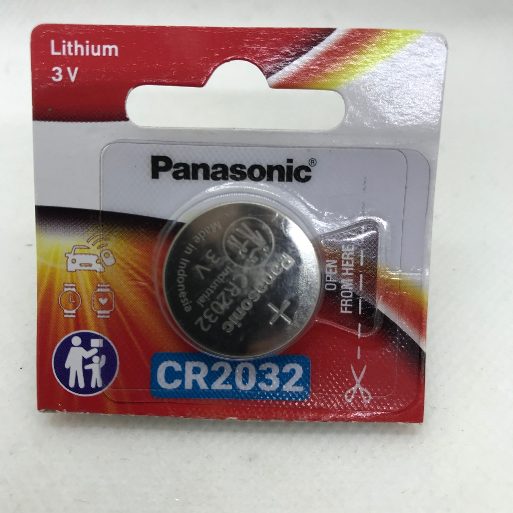 Pin chìa khóa xe CR2032 Panasonic 3V 2032 Lithium chuyên dụng cho chìa khóa xe máy, ô tô, remote, điều khiển tương thich