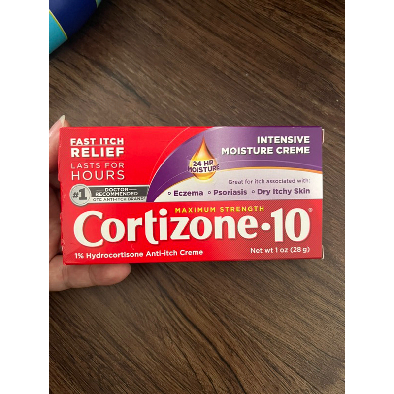 Kem giữ ẩm và giảm ngứa da tối đa Cortizone 10 Maximum Strength của Mỹ- 28g lọ
