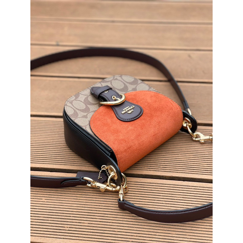 Túi coach kleo kẹp nách nữ