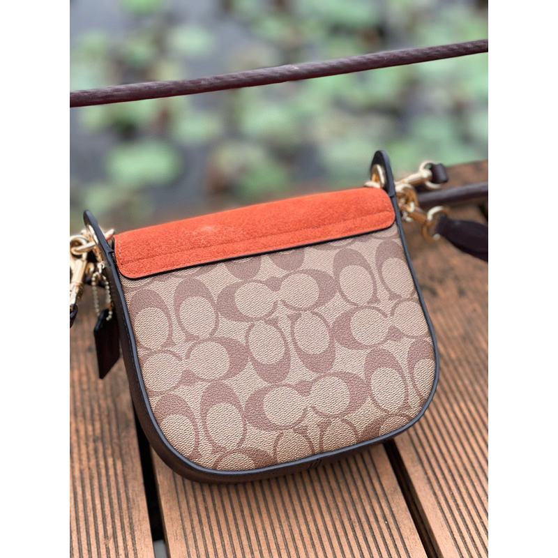 Túi coach kleo kẹp nách nữ