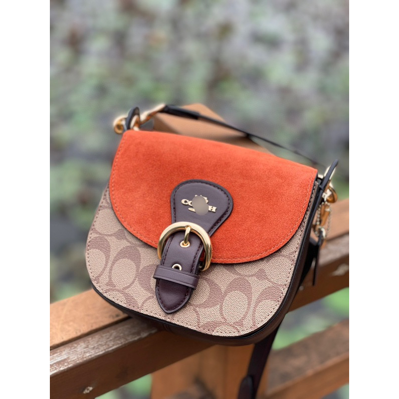 Túi coach kleo kẹp nách nữ