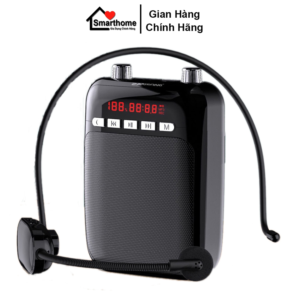 Máy trợ giảng KAW Zansong M70, kèm mic cài đầu không dây cao cấp