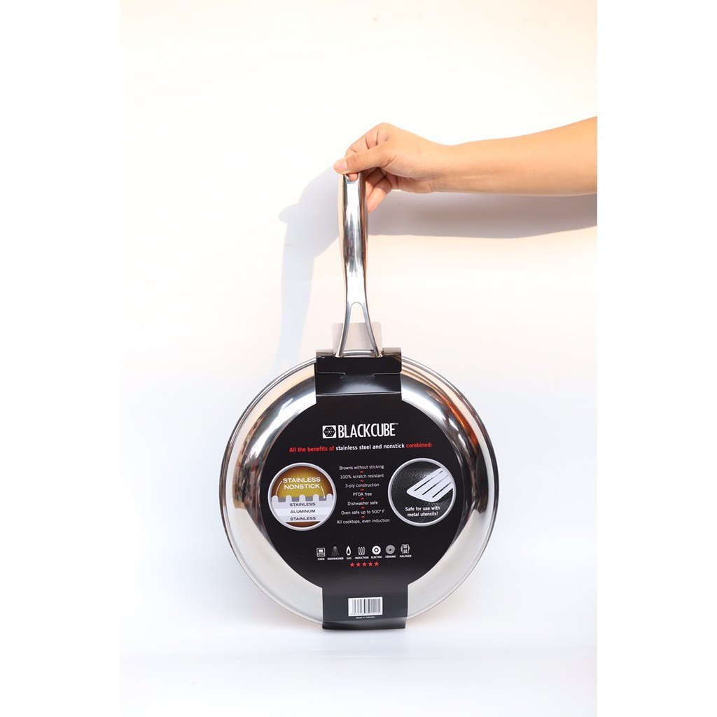 CHẢO CHỐNG DÍNH SIÊU BỀN KIM'S COOK BLACK CUBE  - HÀNG CHÍNH HÃNG