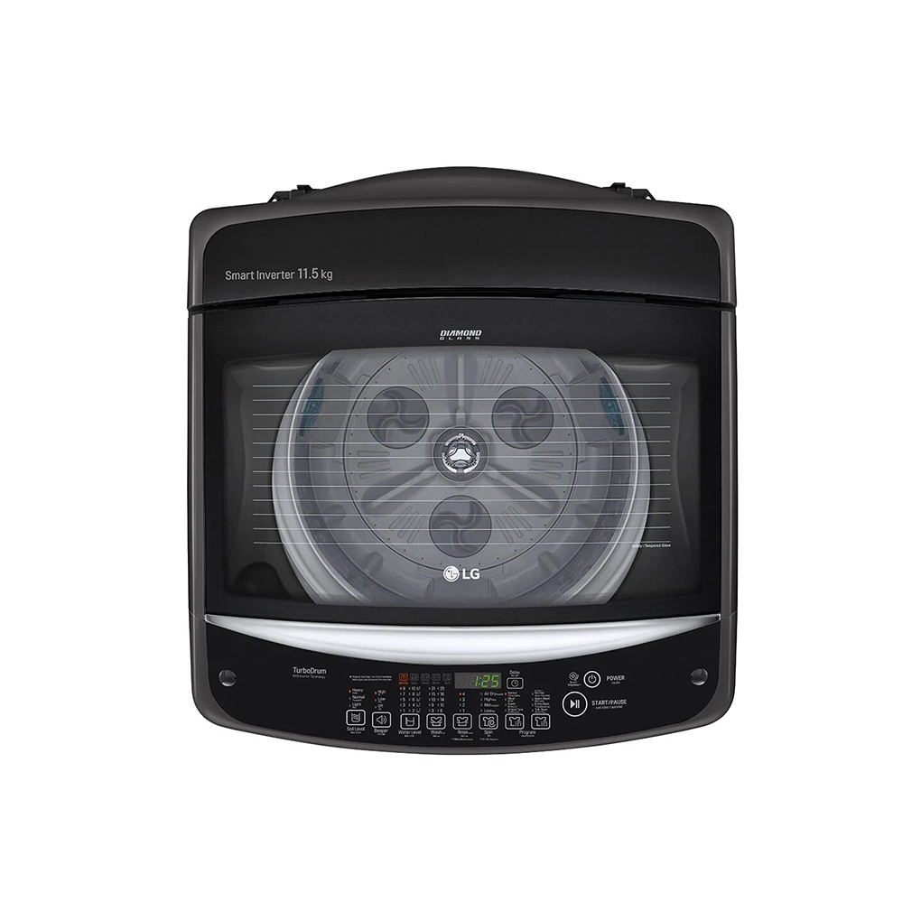 Máy giặt lồng đứng LG TurboDrum™ Inverter 10,5kg màu đen T2350VSAB