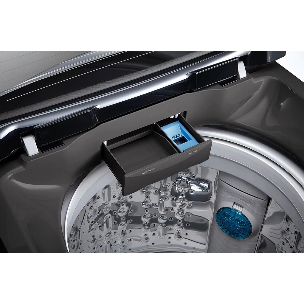 Máy giặt lồng đứng LG TurboDrum™ Inverter 10,5kg màu đen T2350VSAB