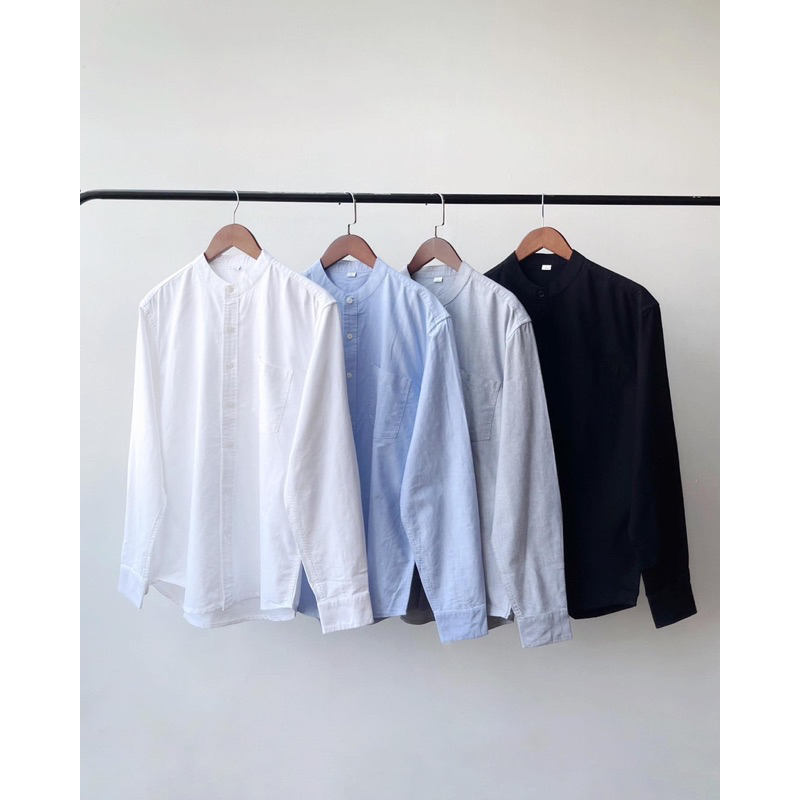 ÁO SƠ MI CỔ TÀU - By ONDÉ