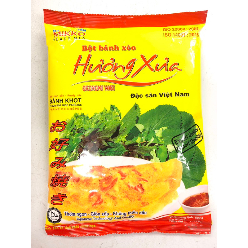 Bột bánh xèo Hương Xưa 500g Mikko