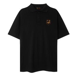 Áo Polo Nam NAP Brand Vải Cá Sấu Cotton In Hình Wolf Phong Cách Trẻ Form Rộng Mã 120