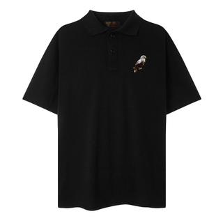 Áo Polo Nam NAP Brand Vải Cá Sấu Cotton In Hình Bird Phong Cách Trẻ Form Rộng Mã 118