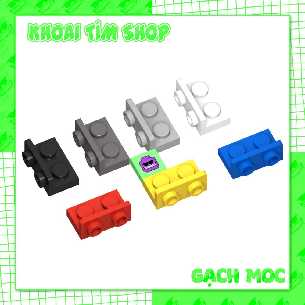 COMBO 10 Part Giá Đỡ 1x2 1x2 Ngược - Phụ Kiện Đồ Chơi Lắp Ráp Gạch MOC Tương Thích 99780