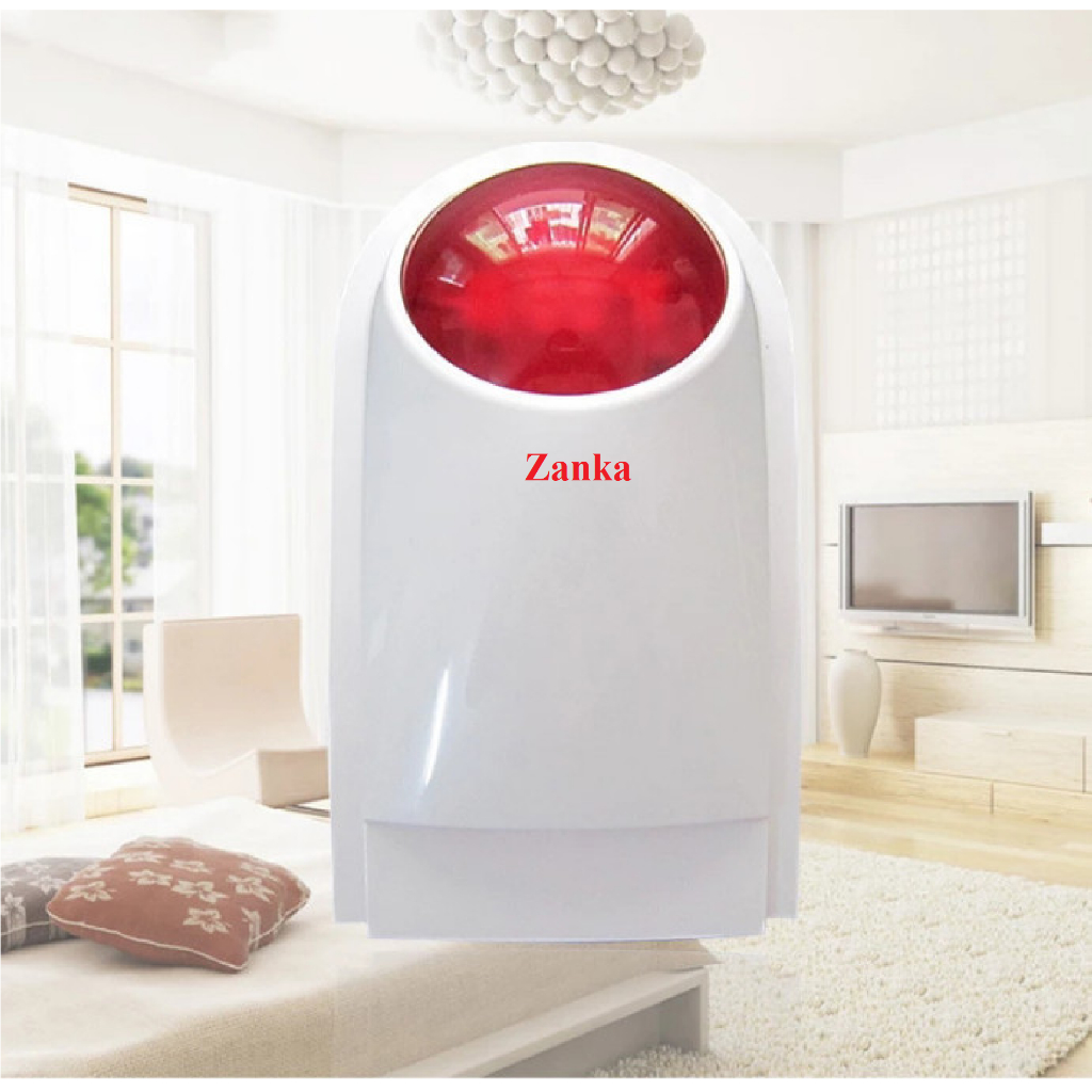 Còi hú đèn chớp, còi hú báo khói, còi hú báo trộm, còi hú ko dây, sóng RF 433 LB01