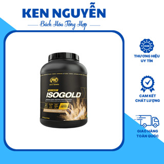 Hỗ trợ tăng cơ bắp PVL Iso Gold Whey Protein With Probiotic PVL ISO Gold Premium Isolate với lợi khuẩn 5Lbs 2.27kg