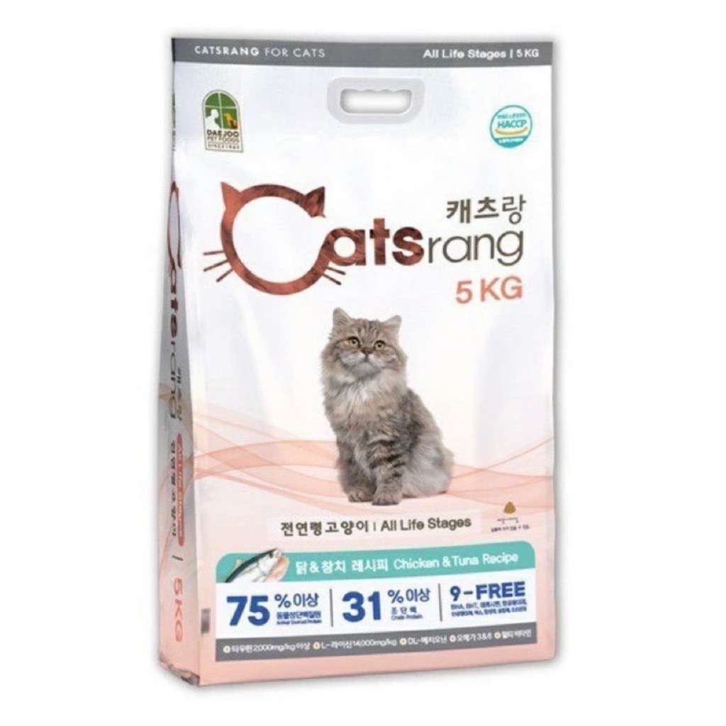 Thức ăn cho mèo hạt Catsrang 5kg thơm ngon, Dr.Case