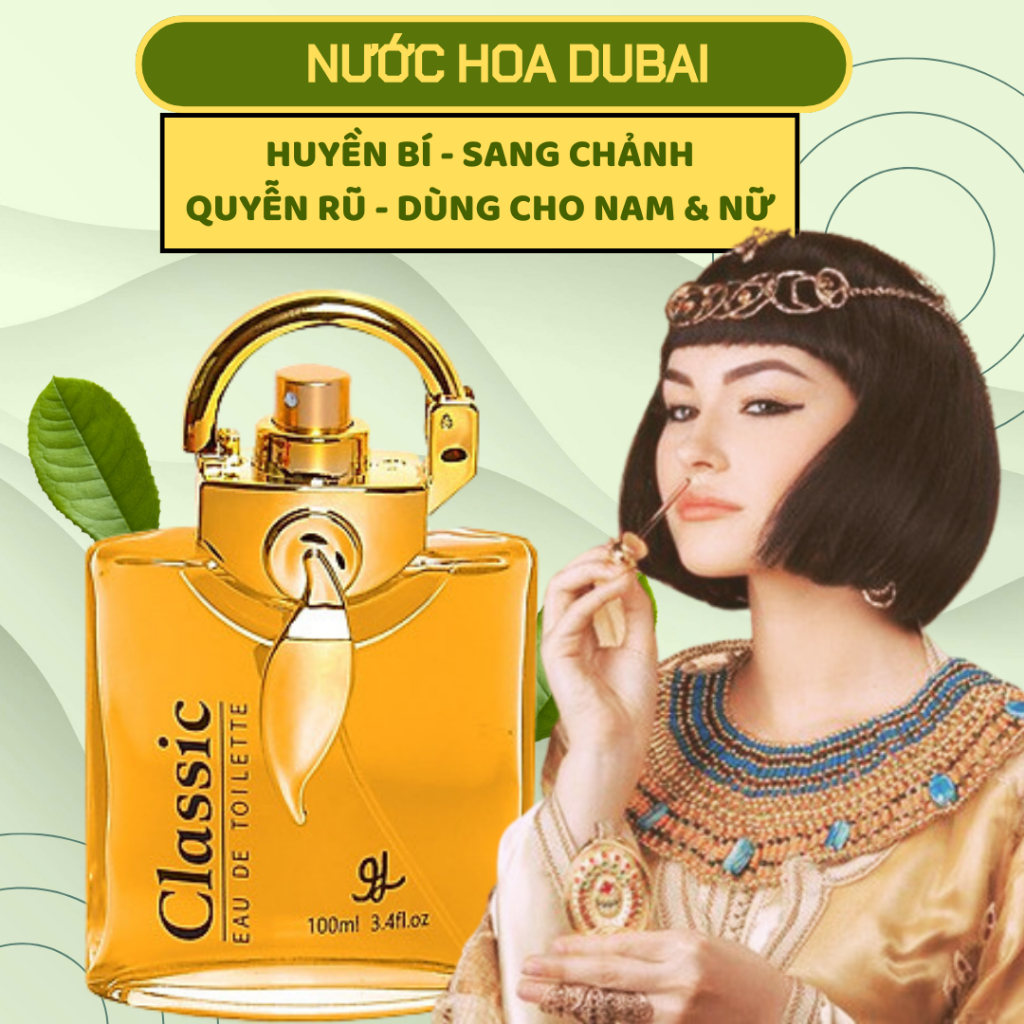 Tinh dầu nước hoa chính hãng Dubai Classic thơm lâu quý phái cho nam và nữ