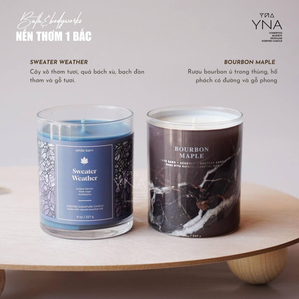 Nến thơm 1 bấc Bath & Body Works 227g