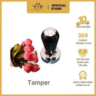 EPS | Tamper espresso inox 57.5mm cầm màu đen | Chất liệu thép không gỉ