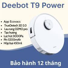 Robot hút bụi lau nhà thông minh Ecovacs Deebot T9 Power, T9 Max, T8 Max/Power-có lau rung - Hàng trưng bày