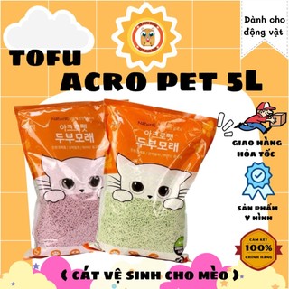 cát đậu nành tofu ACRO PET 5L dành cho mèo