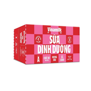 Thùng 48 bịch sữa dinh dưỡng Vinamilk Dâu - 220ml