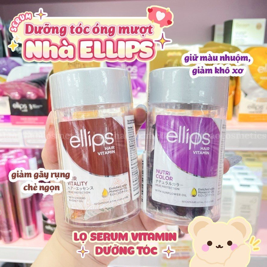 Hộp 50 Viên Serum Dưỡng Tóc Ellips