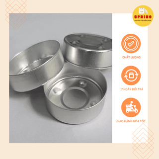 10 cái vỏ nến tealight bằng nhôm, sắt - cốc đựng nến