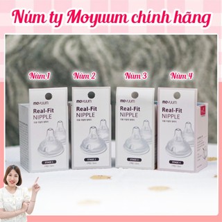 Núm ty bình Moyuum Hàn Quốc chính hãng 1/2/3/4