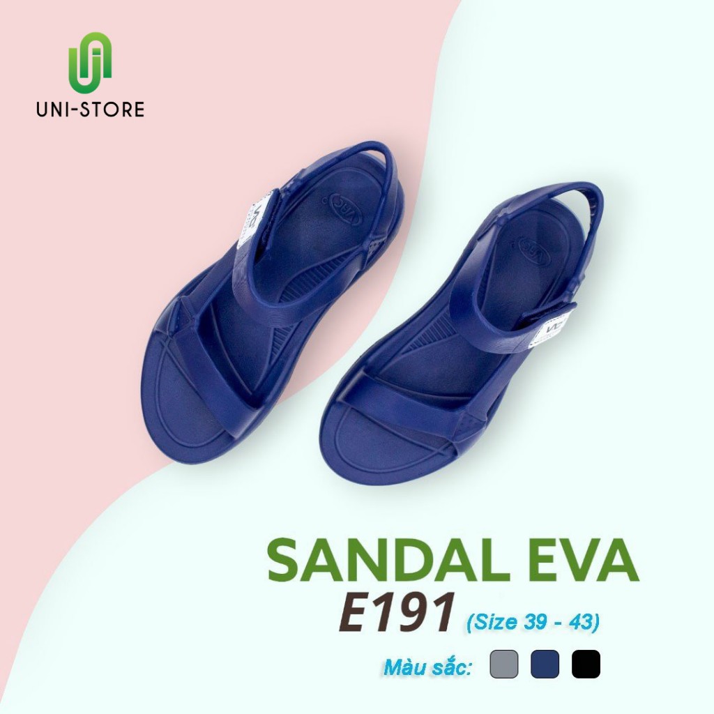 Giày Sandal Nam - Chất Liệu Nhựa EVA Mềm, Nhẹ, Êm Chân, Thoải Mái, Chống Trơn Trượt.