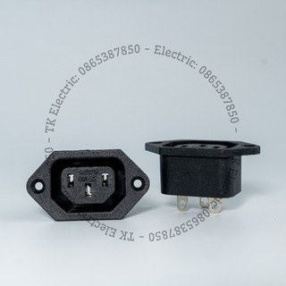 Ổ cắm điện 3 chấu ổ cắm 3 chân dẹt ổ 3 chấu máy tính nồi cơm 250v 10a