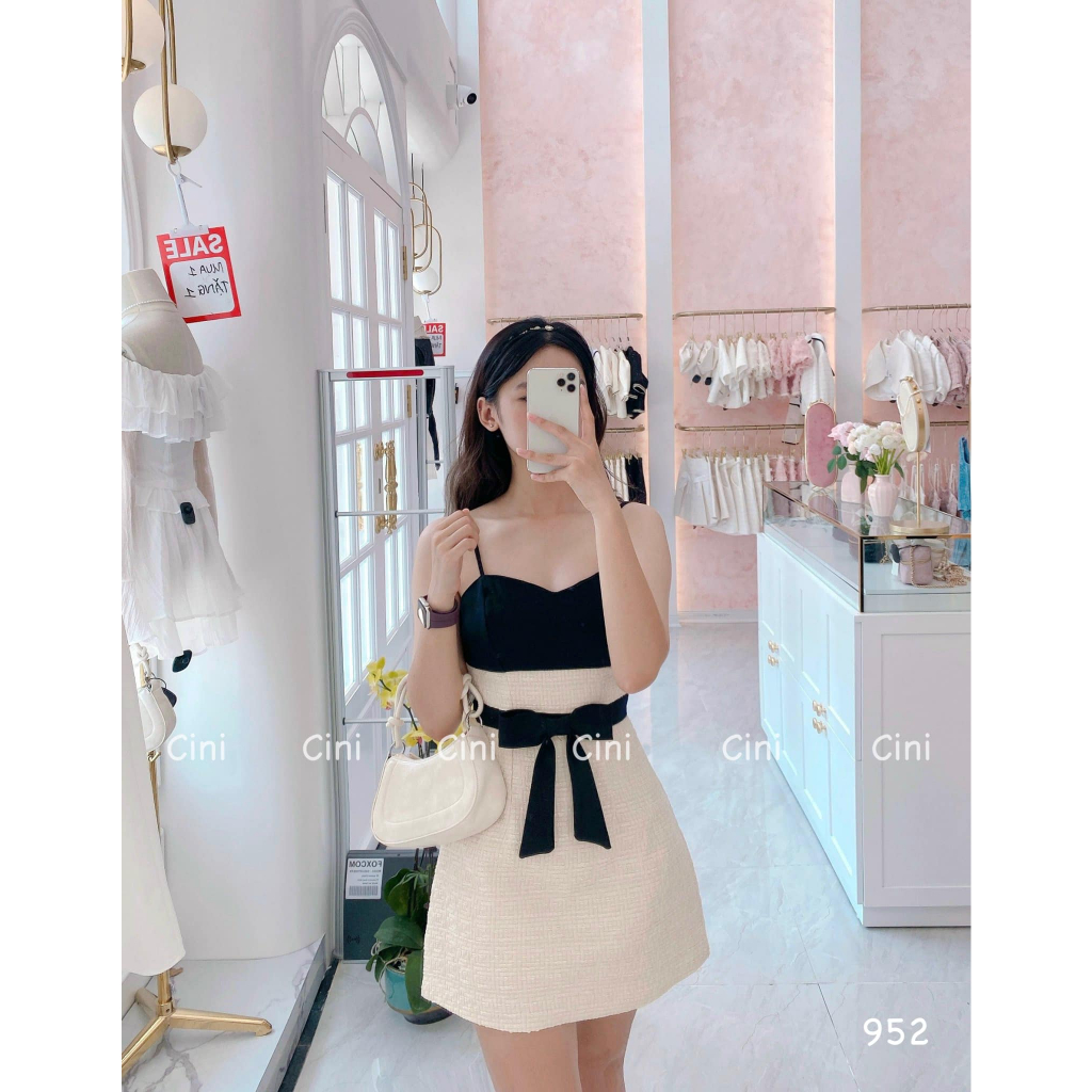 Set dạ nơ ngực đen