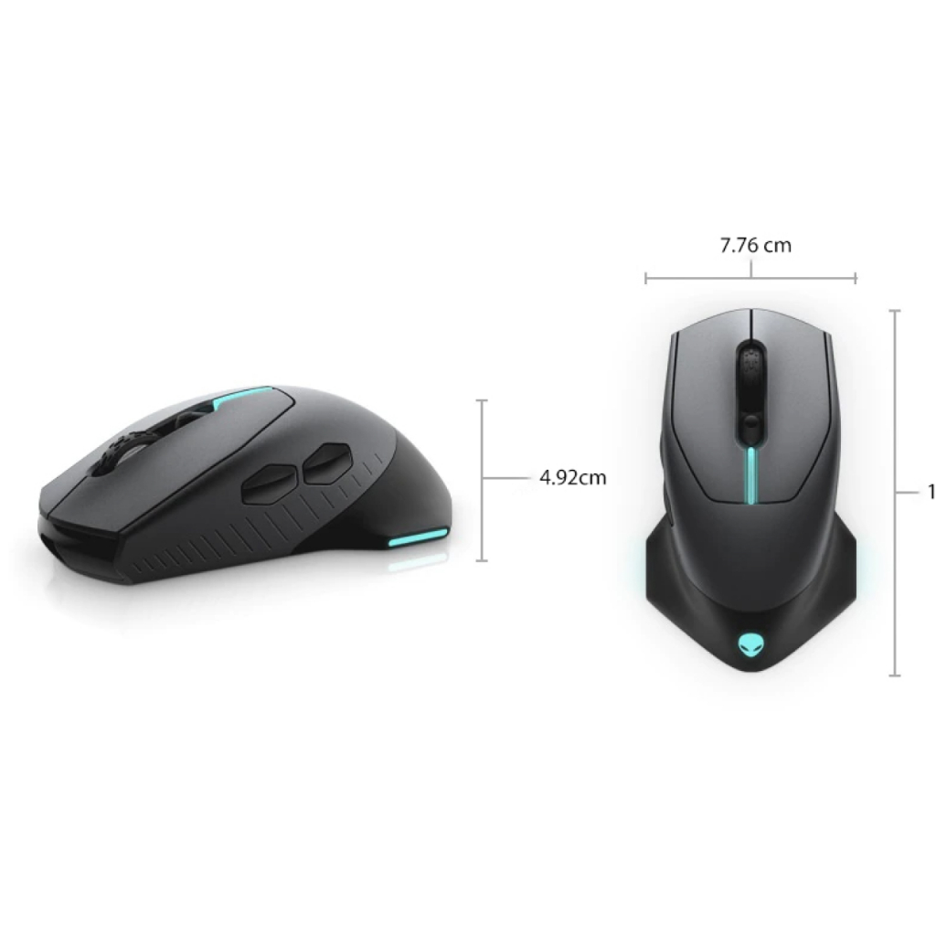 Chuột Dell Alienware 610M Wired/Wireless Gaming Mouse - Hàng Chính Hãng - BH 12 Tháng - Có Xuất VAT