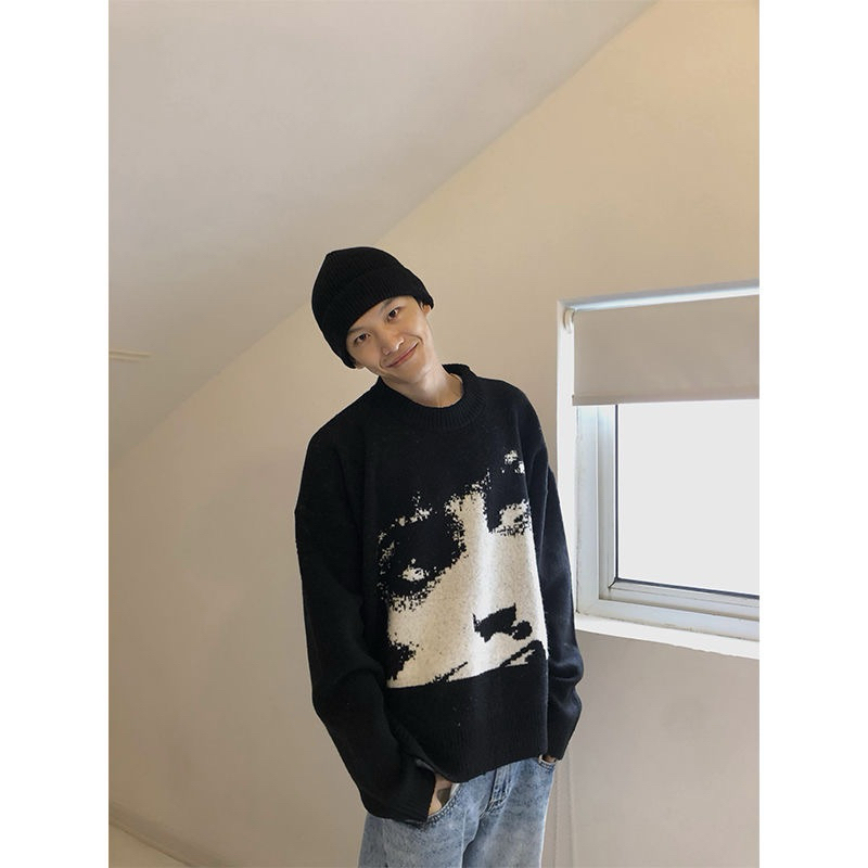 VINTAGE SWEATER - Áo len dài tay cổ tròn unisex 2023