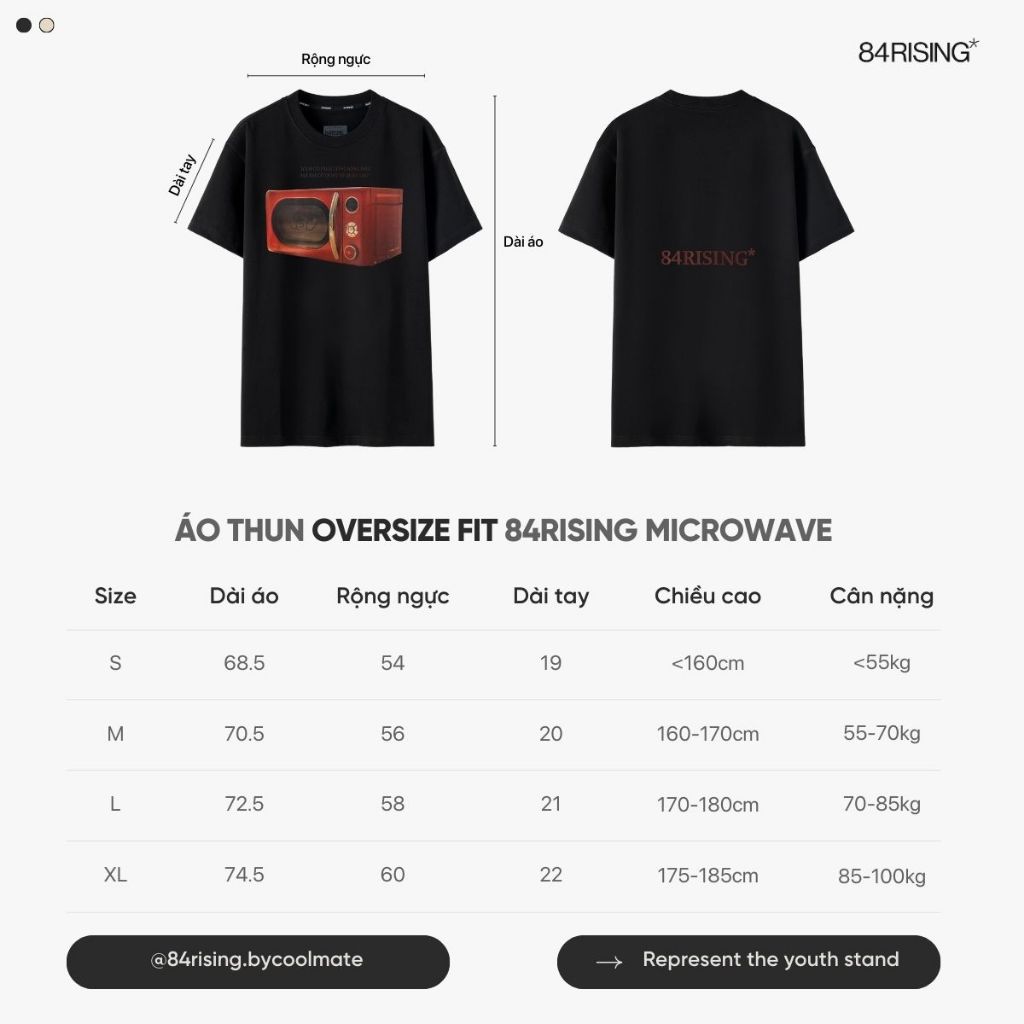Áo thun oversize Microwave - THƯƠNG HIỆU 84RISING