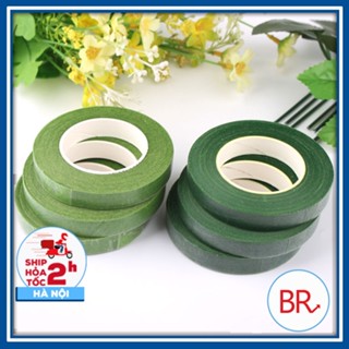 Cuộn băng keo sáp quấn cành hoa trang trí handmade - Băng dính sáp cuốn, ruy băng giấy nguyên liệu làm đồ thủ công 02058