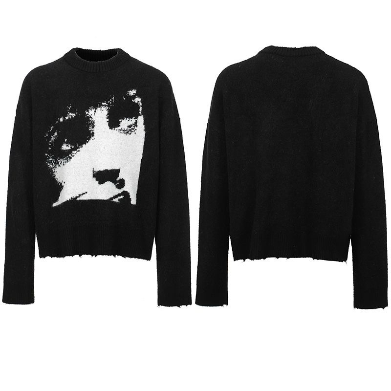 VINTAGE SWEATER - Áo len dài tay cổ tròn unisex 2023