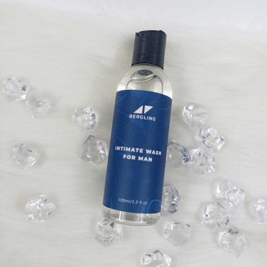 Dung dịch vệ sinh nam BERGLING hương thơm Bạc Hà, khử mùi ngăn vi khuẩn bạc hà the mát
